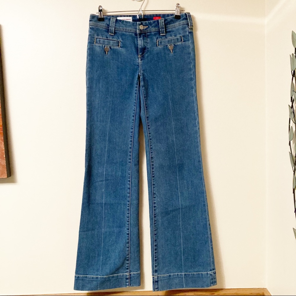 Pilcro & the Letterpress wide leg flare jean sz 26